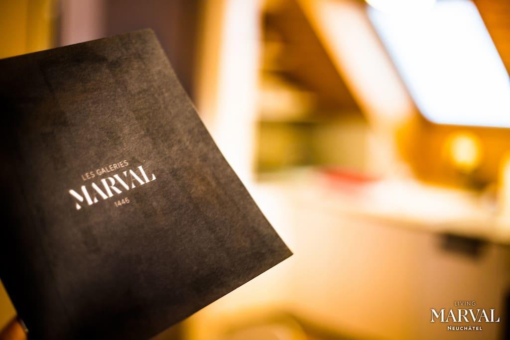纳沙泰尔Les Galeries Marval公寓式酒店 客房 照片