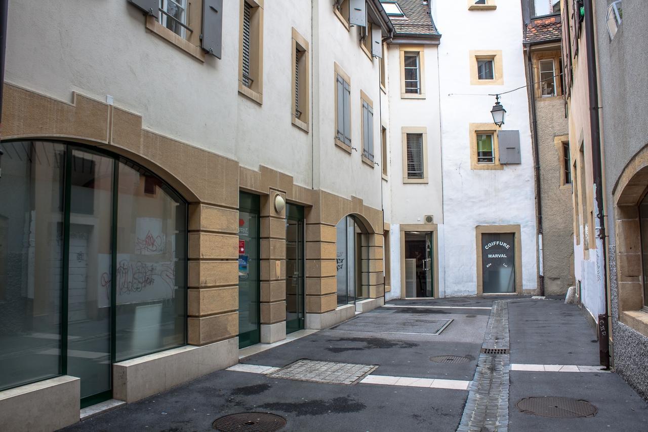 纳沙泰尔Les Galeries Marval公寓式酒店 外观 照片
