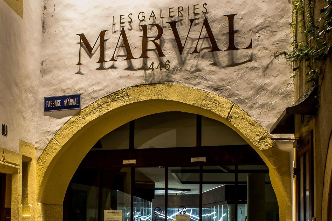 纳沙泰尔Les Galeries Marval公寓式酒店 外观 照片